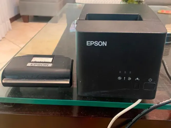 Impressora Térmica Epson TM-T20X + 12 Bobinas - Excelente Estado