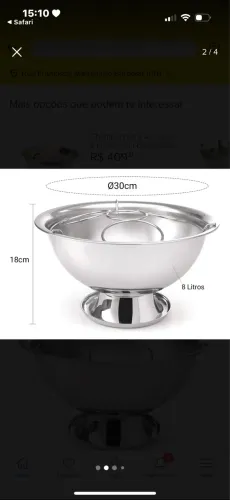 Champanheira inox