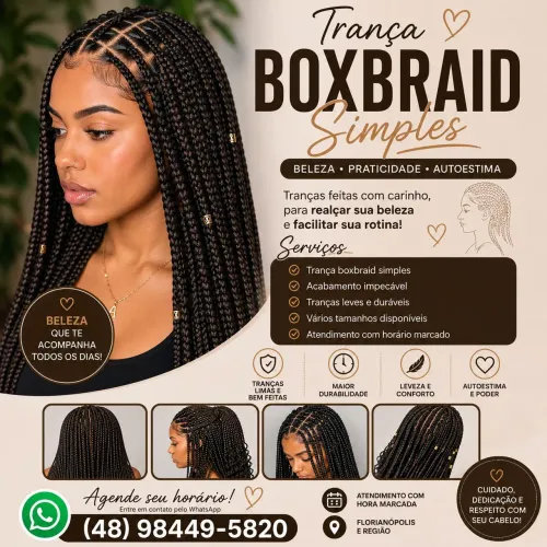 Trança boxbraid 
