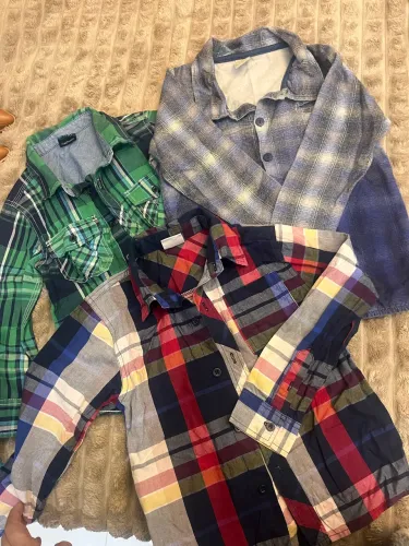 Camisas xadrez menino tamanho 6