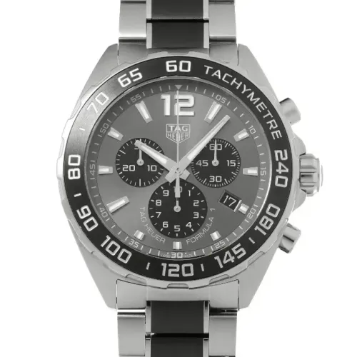 relógio tag heuer Formula 1 relógio cronógrafo quartz  cinza CAZ1011.BA0843
