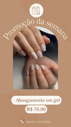 Alongamento em gel 