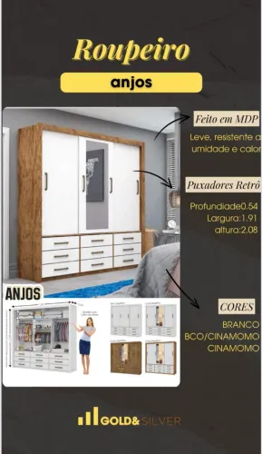 Guarda roupa Anjos 
