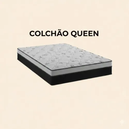 Colchão de molas ensacadas macio alta qualidade tamanho queen