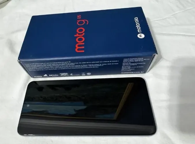 Smartphone Motorola Moto G05 - 128gb 12gb 4gb Ram + 8gb Ram Azul Marinho