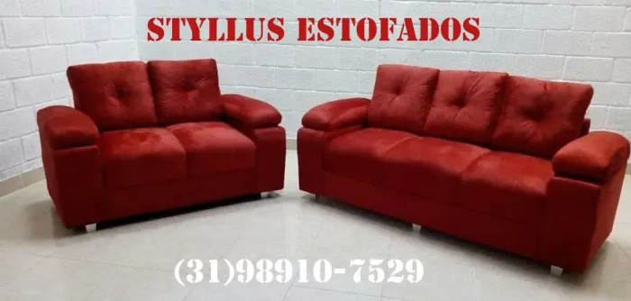 Conjunto de 2 e 3 lugares novo