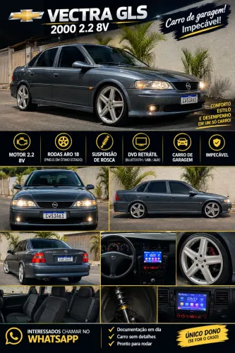 Chevrolet Vectra GLS/expres.2.2/ 2.0 E 2.0 CD 8V 2000