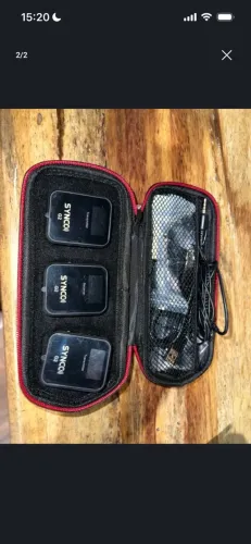 Microfone de lapela 