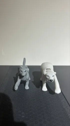 Boneco Mc Donalds lobo e urso polar Playmobil