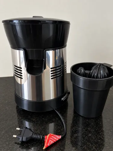 Espremedor de Frutas e Liquidificador Philco, copo de vidro
