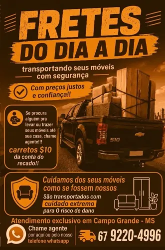 Fretes pequenos