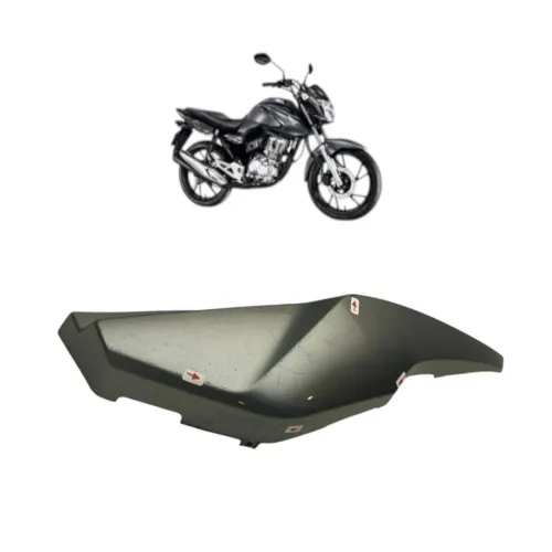 Carenagem Rabeta Lateral Esq Honda Cg 160 Fan 22 - 24 Cinza