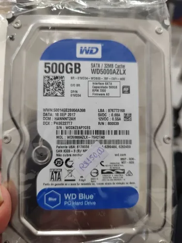 HD desktop 500Gb WD