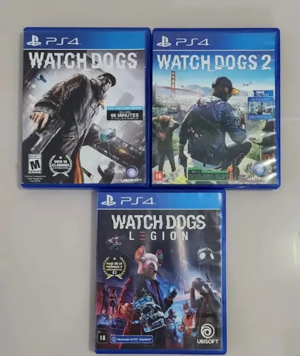 Watch Dogs 1 + Watch Dogs 2 + Watch Dogs Legion (Playstation 4/PS4)