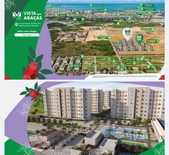 Imóvel para venda tem 40 metros quadrados com 2 quartos em Vale Encantado - Vila Velha - E