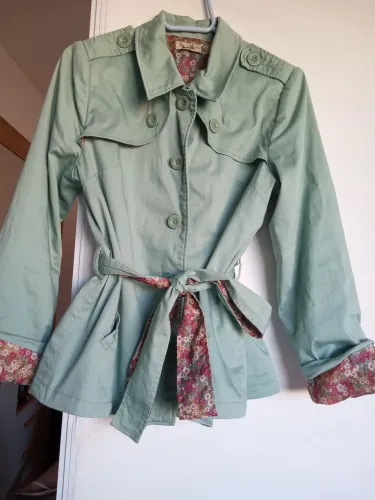 Casaco verde elegante 