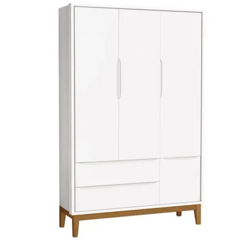 Guarda-Roupa Infantil Reller New Classic 3 Portas - Novo na Caixa!