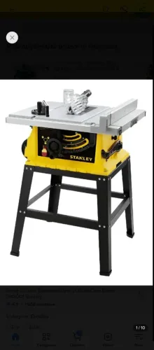 Serra de bancada Stanley 220 v com dois discos