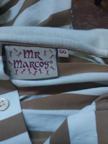 Polo Masculina MR Marcos Listrada Tam. GG