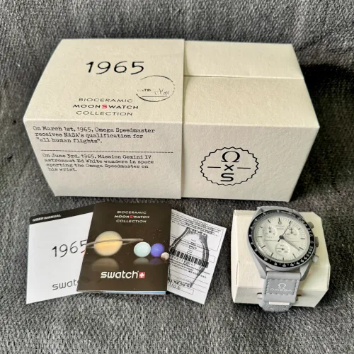 Relógio Omega Moonswatch 1965 (Original Novo)