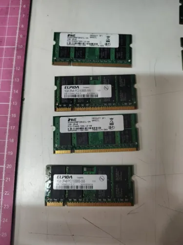 Lote de memória notebook ddr2 Pc2 5300S