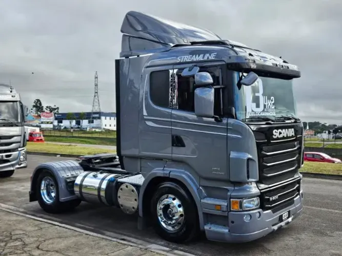 Scania R400 4x2 Ano 2013 Automático Ar Condicionado Interna Bonita Rodas de Alumínio