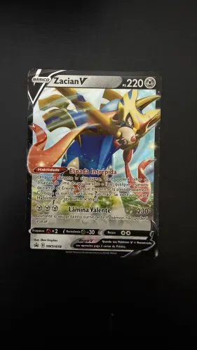 Carta Zacian V (SWSH018) Pokémon tcg