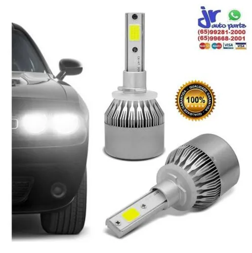 H27 - Kit Lâmpada Ultra LED H27 6000K 12V 24V