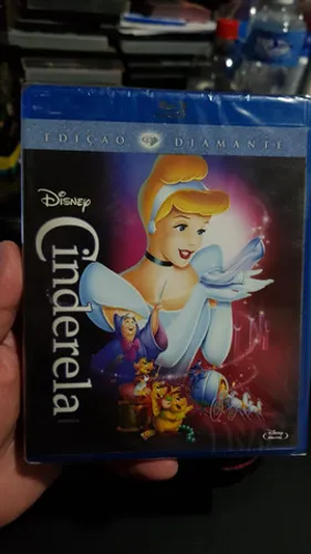 BLU RAY CINDERELA EDIÇÃO DIAMANTE LACRADO