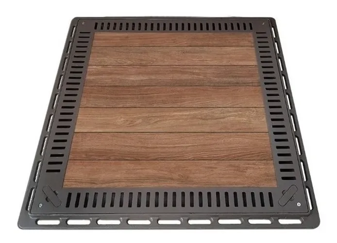 Tampa 80 X 80 Rebaixada Grelha Para Casa De Máquinas Piscina - Entrega em Brasília.