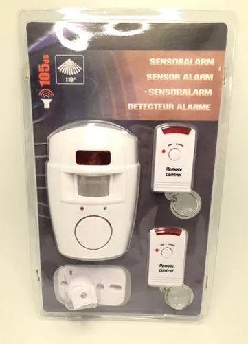 Kit Alarme Sem Fio Sensor Com 2 Controles Para Residência Novo na Caixa