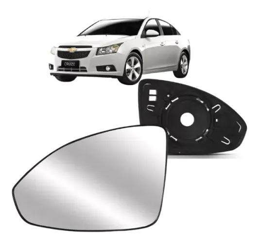 Lente com Base Espelho Retrovisor Cruze 2011 2012 2013 2014 2015 2016
