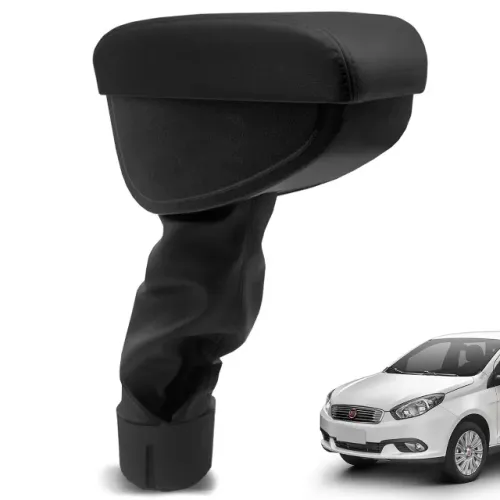Apoio de Braçoo Fiat Palio Novo / Grand |Siena 2012 à 2020 - Preto C/ Linha Preta- N200709