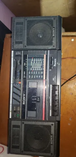 radio gravador stereo sony<br><br>