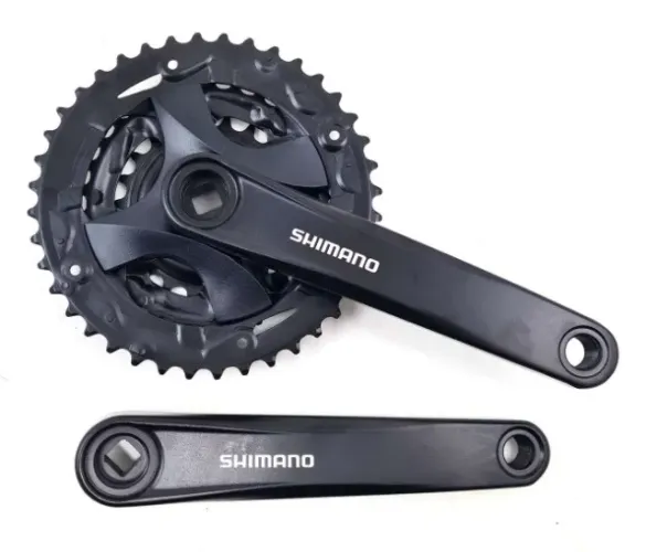 Pedivela Triplo Bicicleta Shimano Altus MT101 9v 40-30-22d 175mm Eixo Ponta Quadrada 8810