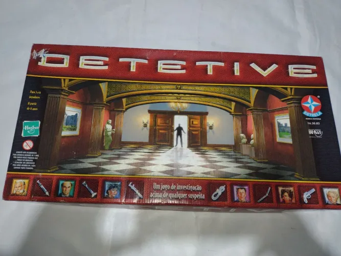 Antigo Jogo De Tabuleiro Detetive Estrela Anos 90 Completo 
