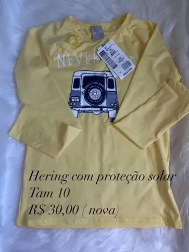 Camisa proteção solar Hering