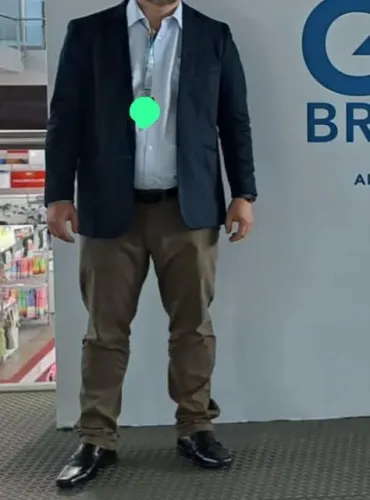 Casaco Blazer Masculino Azul