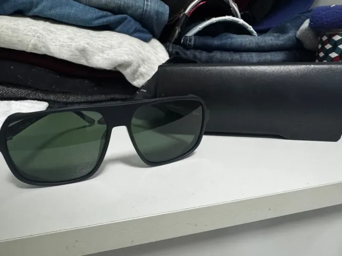 Óculos De Sol Evoke Folk Ds2 Masculino A01b Azul Polarizado