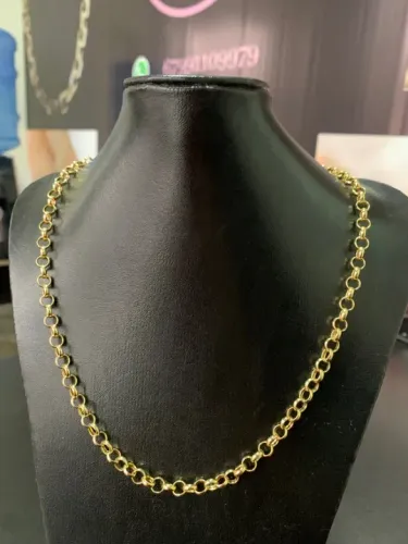 Corrente portuguesa ouro 18k