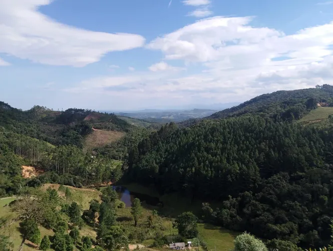 ANITÁPOLIS/SC - Terreno com vista para serra geral 9hectares