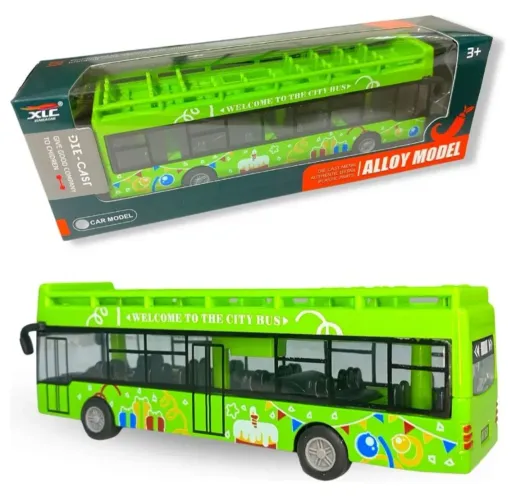 Ônibus de brinquedo ALLOY MODEL