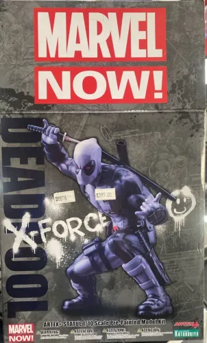Estátua Deadpool X-force Marvel Now! Artfx Kotobukiya "Detalhe" Loja Coimbra Entregamos 