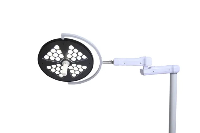 Foco Cirurgico veterinario pedestal 36 LEDs bicolor 