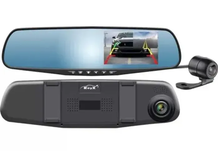 Camera Veicular de ré com Monitor e Camera DVR Carro Caminhão Onibus Maquinas 