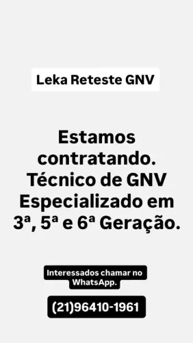 Vaga pra mecani o e instalador GNV