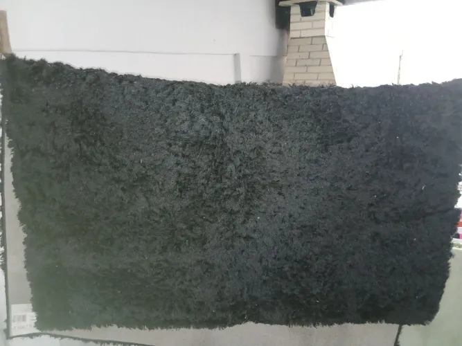 Tapete luxo cor preto medida 2,00x1,50