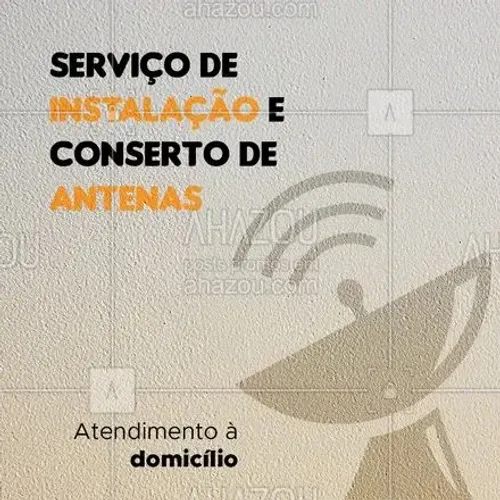 Antenista manutenção instalação de antenas 