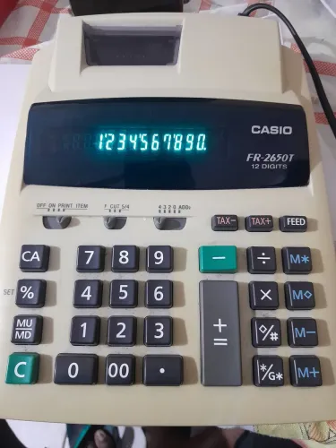 Calculadora casio fr-2650t