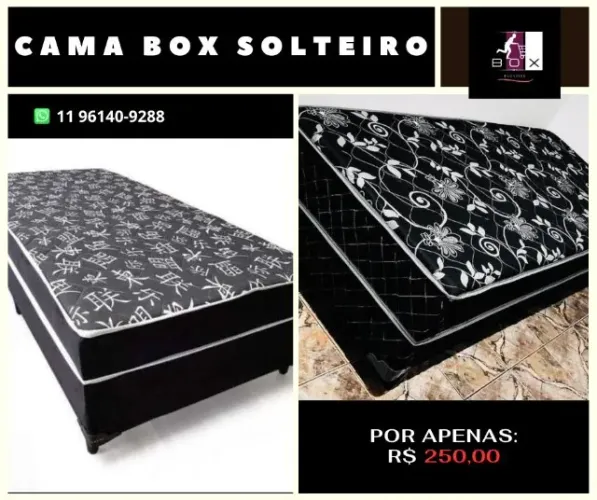 cama box solteiro